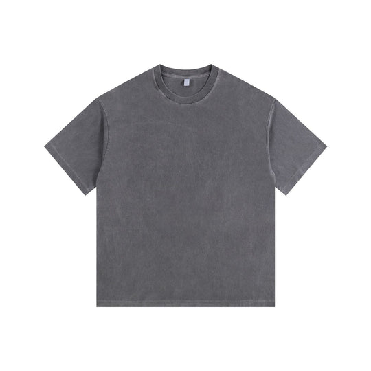 EB | Schillerndes altes kurzes T-Shirt mit Färbung