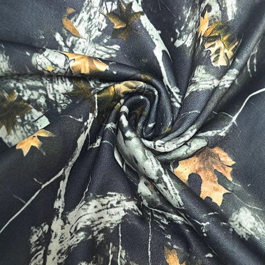 Damen Crop Top mit modischem Camouflage-Muster und feinen Spaghetti-Trägern EB