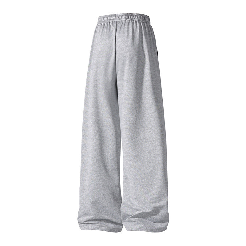 Damen ultraweite Palazzo-Sweathose mit elastischem Komfortbund und Kordelzug EB