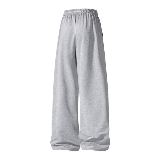 Damen ultraweite Palazzo-Sweathose mit elastischem Komfortbund und Kordelzug EB