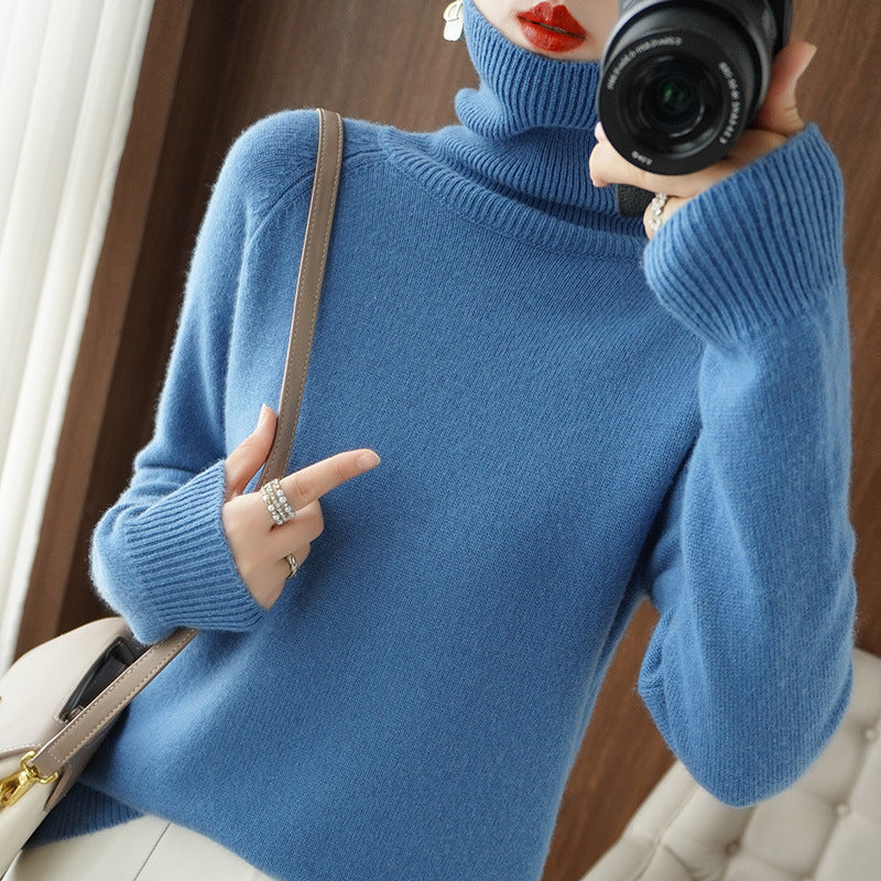 Damen Rollkragenpullover aus weichem EB