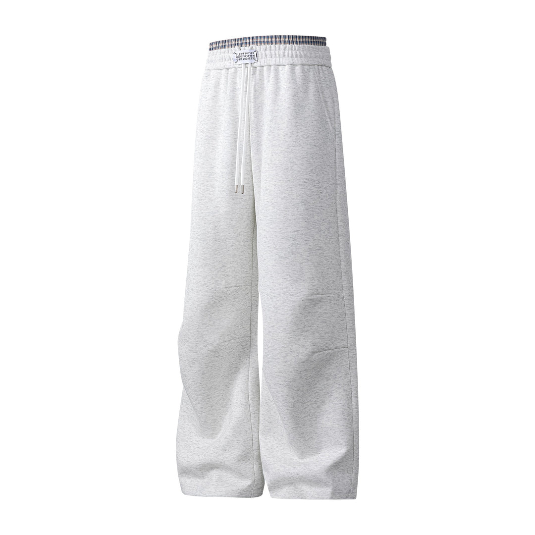 Herren weite Freizeithose aus atmungsaktivem Baumwollmix mit elastischem Bund und seitlichen Taschen EB