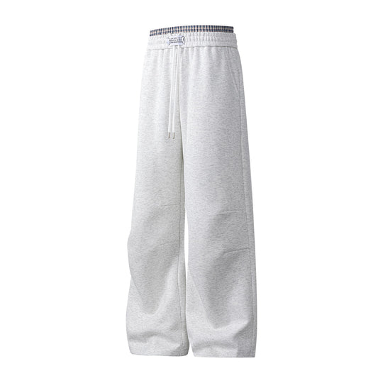 Herren weite Freizeithose aus atmungsaktivem Baumwollmix mit elastischem Bund und seitlichen Taschen EB