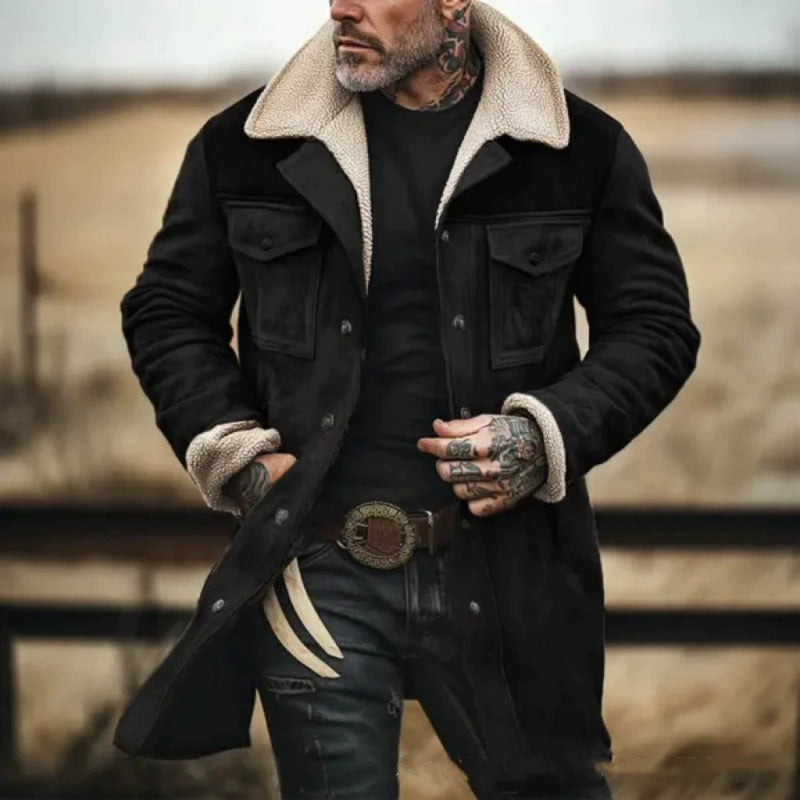 Herren erstklassige Jacke mit Teddyfutter EB
