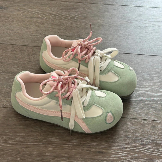 Damen Sportliche Sneakers mit auffälligem Design und bequemer Dämpfung EB