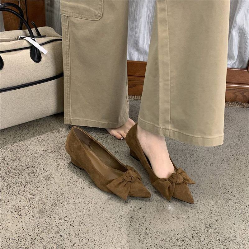 Damen elegante Slipper mit schönem Schleifendetail EB