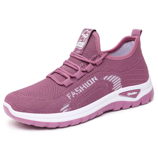 Damen nan Slip-On Lauf- und Alltagsschuh aus nahtlosem Strick mit ergonomischer Stoßdämpfung EB