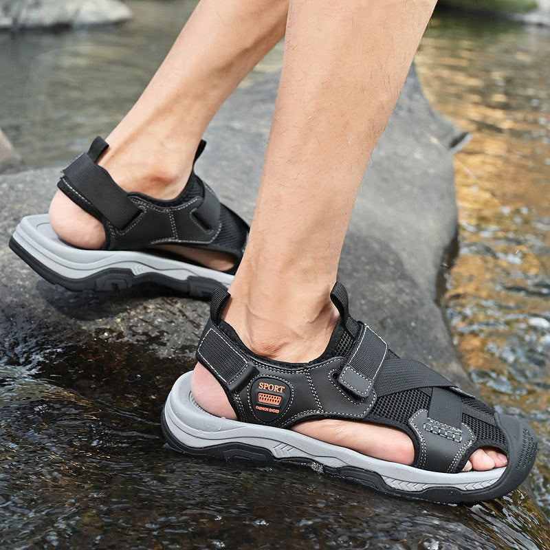 Damen Sportliche Sandalen mit verstellbaren Riemen und atmungsaktivem Obermaterial EB