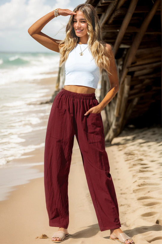 Damen Leichte und lässige Sommerhose EB