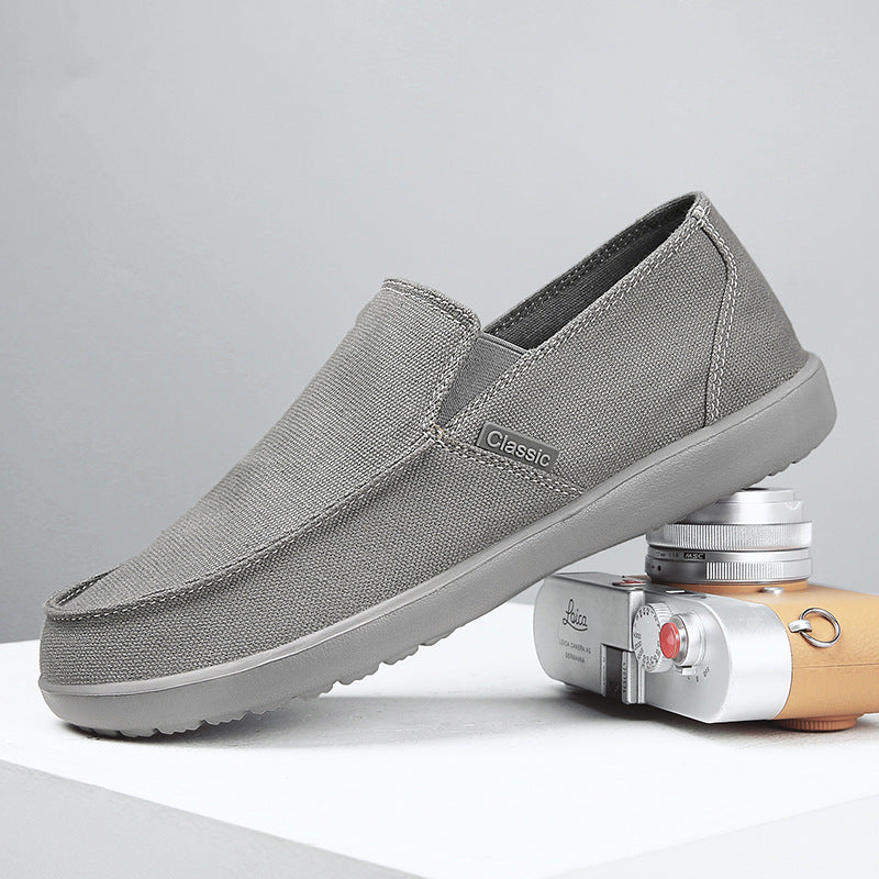 Damen Bequeme Slip-On Schuhe aus atmungsaktivem Material EB