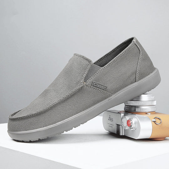 Damen Bequeme Slip-On Schuhe aus atmungsaktivem Material EB