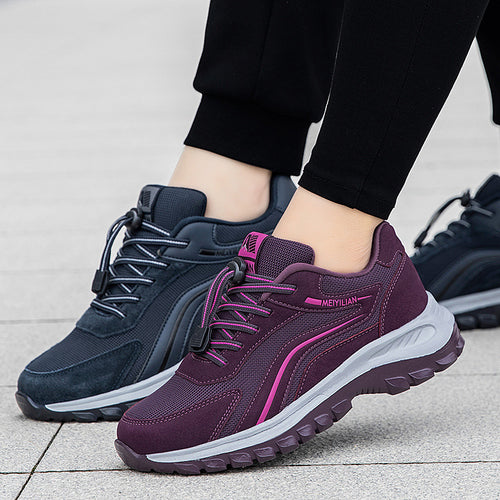 Damen Sportliche Laufschuhe mit atmungsaktivem Obermaterial und stoßdämpfender Sohle EB