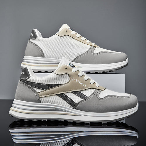 Damen Sportliche Sneaker mit atmungsaktiver Mesh-Oberfläche und gepolsterter Sohle EB