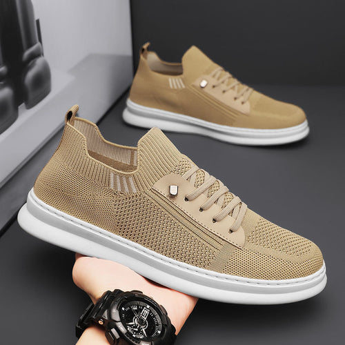 Damen Atmungsaktive Freizeit-Sneaker mit elastischem Obermaterial und stabiler Sohle EB