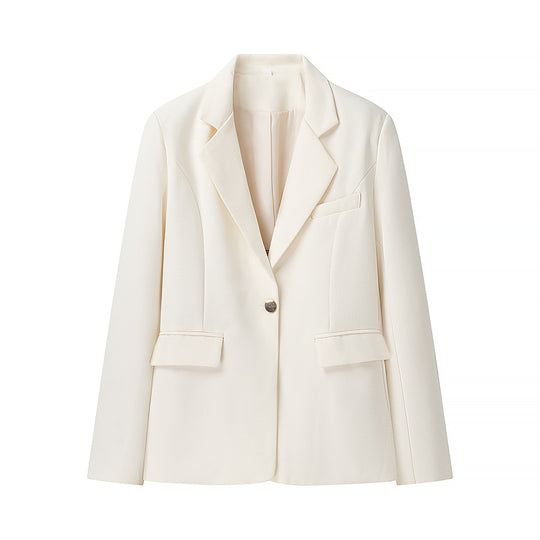 Damen elegante Blazerjacke mit strukturiertem Design und praktischen Taschen EB