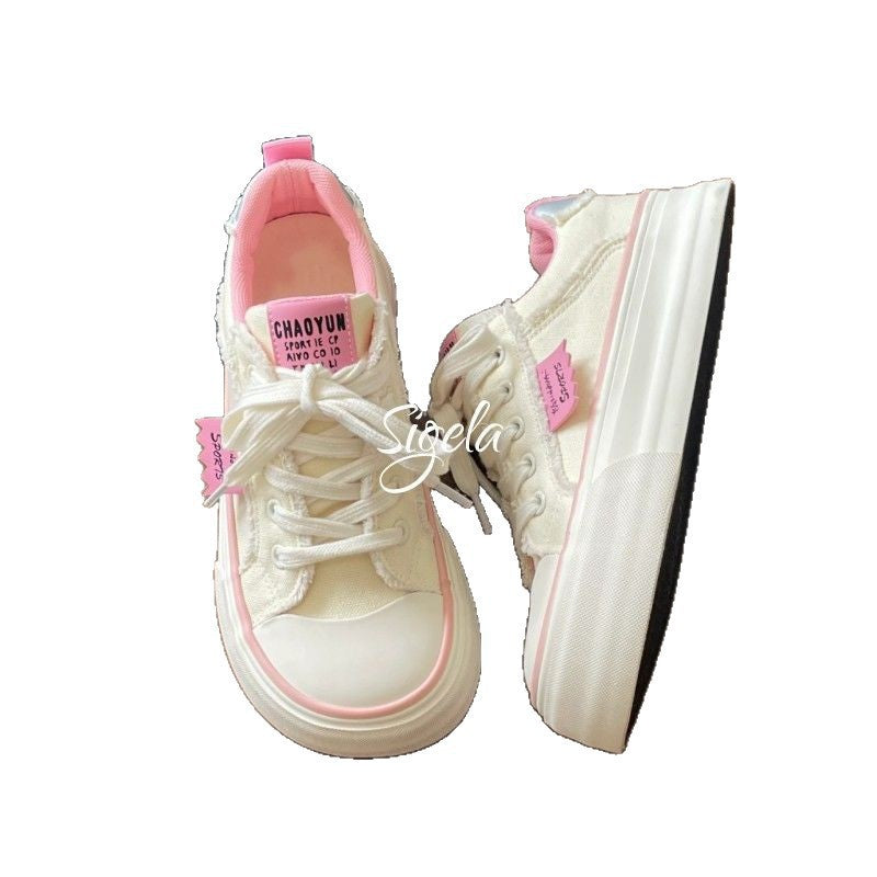 Damen Sportliche Sneakers mit trendigem Design und bequemer Sohle EB