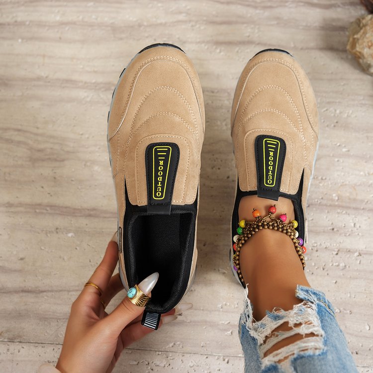 Damen Sportliche Slip-On Schuhe mit rutschfester Sohle EB