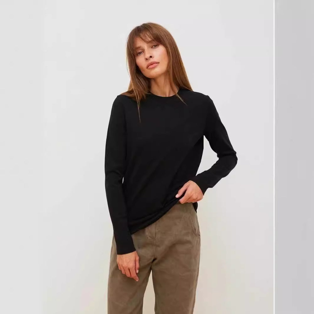 Damen Langarmshirt mit modernem Schnitt und figurfreundlicher Passform EB