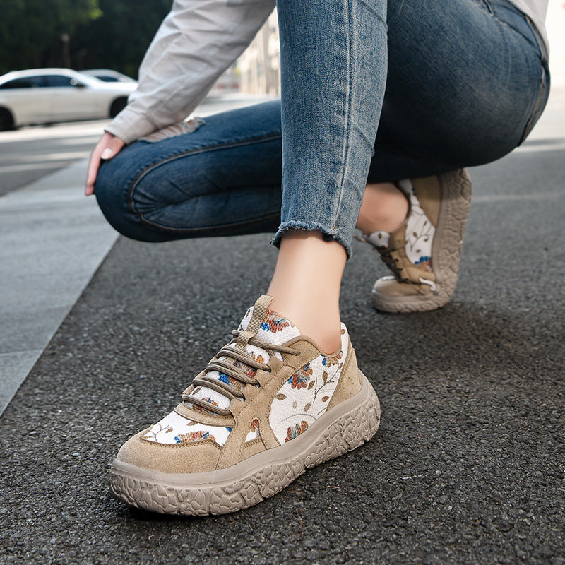Damen Bequeme und atmungsaktive Sneakers mit rutschfester Sohle EB