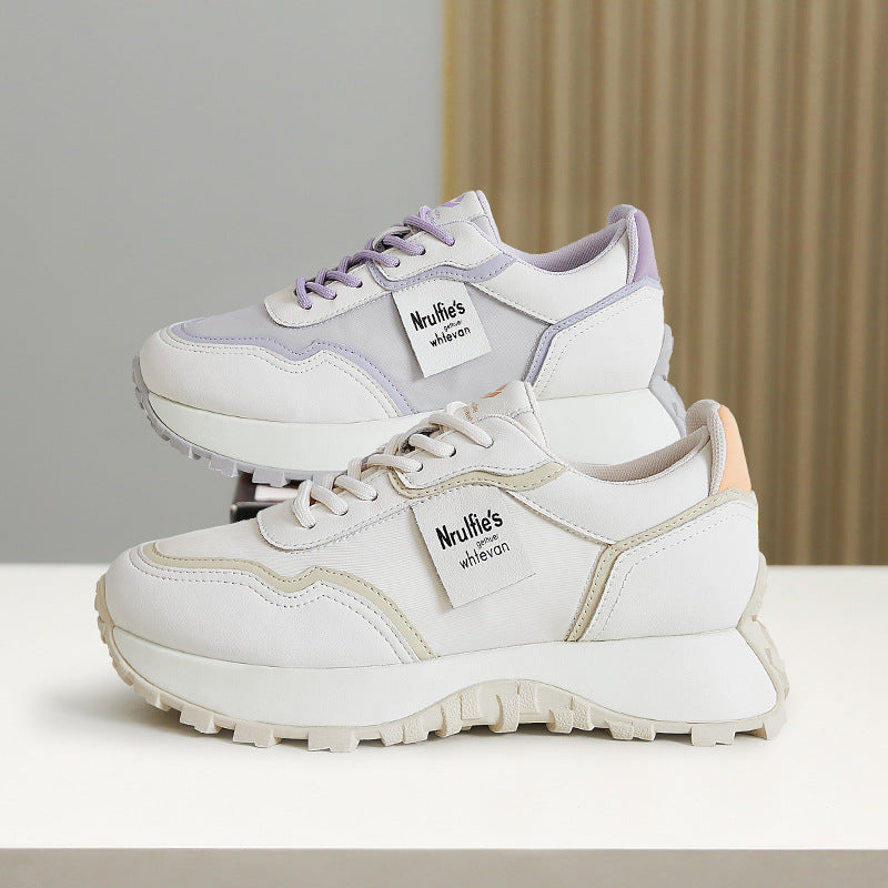 Damen Chunky Sneakers mit trendigem Design und stoßdämpfender Sohle EB