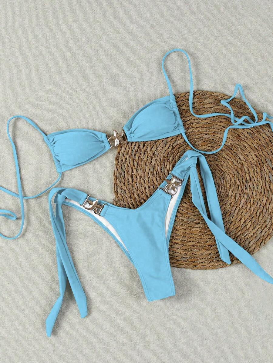 Damen Bikini-Set mit eleganten Schnallen EB