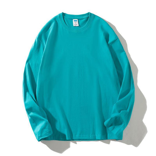 Damen vielseitiges Langarm-T-Shirt aus hochwertiger Baumwolle EB