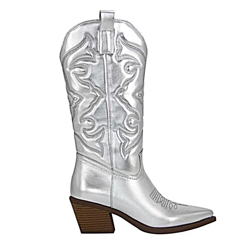 Damen Stiefeletten im Western-Stil EB