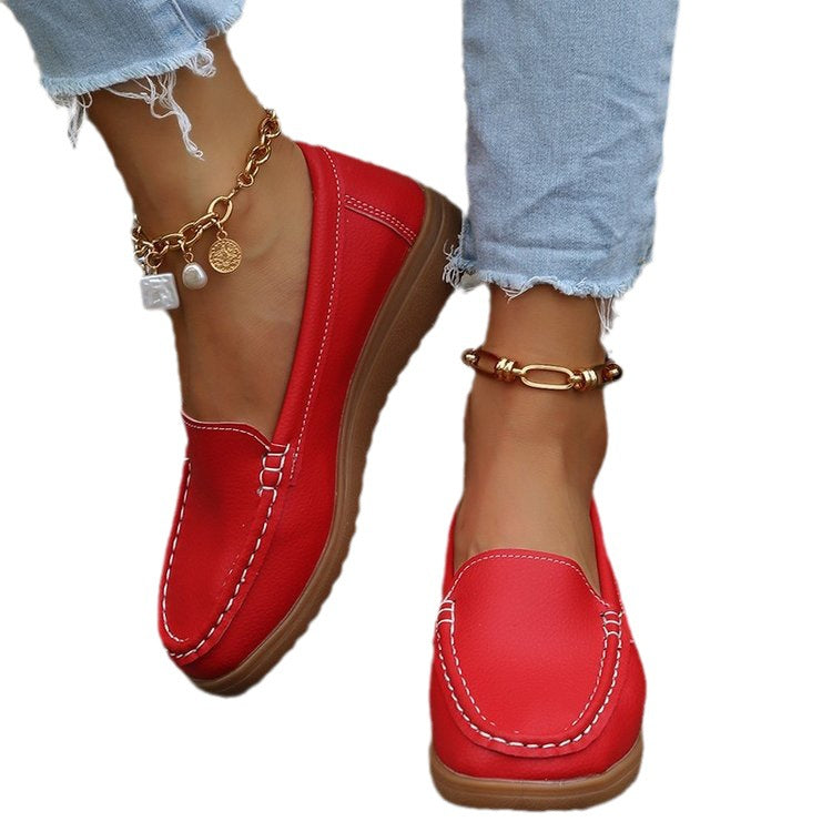 Damen elegante Mokassins mit trendigem Design und rutschfester Sohle EB