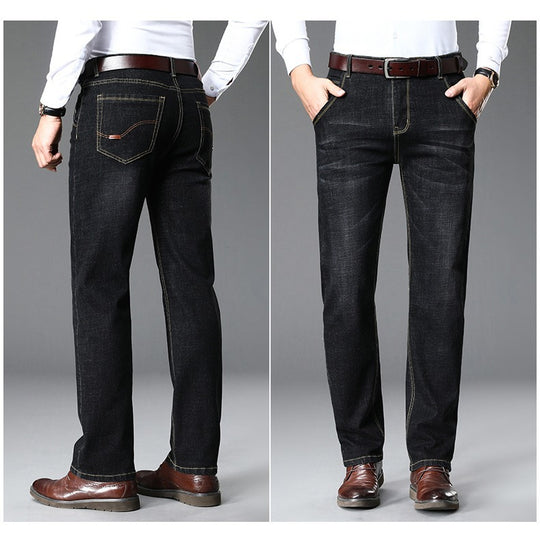 Herren klassische Jeans im lässigen Business-Stil mit besonders bequemer Passform EB