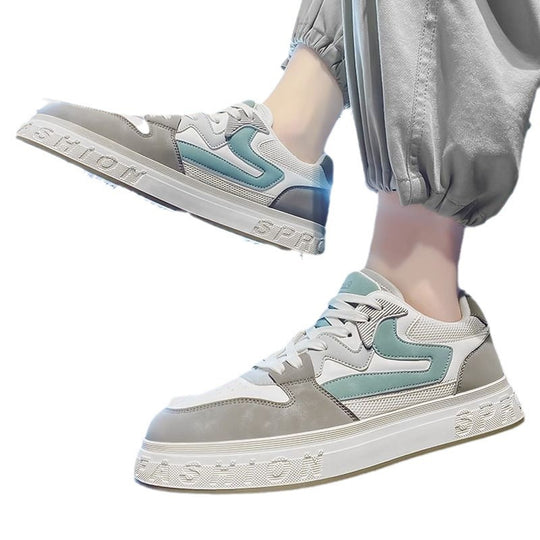 Damen Sportliche Sneakers mit atmungsaktiver Oberflächenstruktur und rutschfester Sohle EB