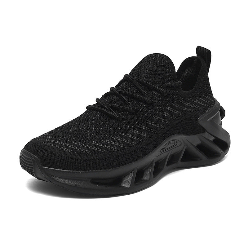 Herren leichte atmungsaktive Strick-Sneaker mit gedämpfter ergonomischer Laufsohle EB