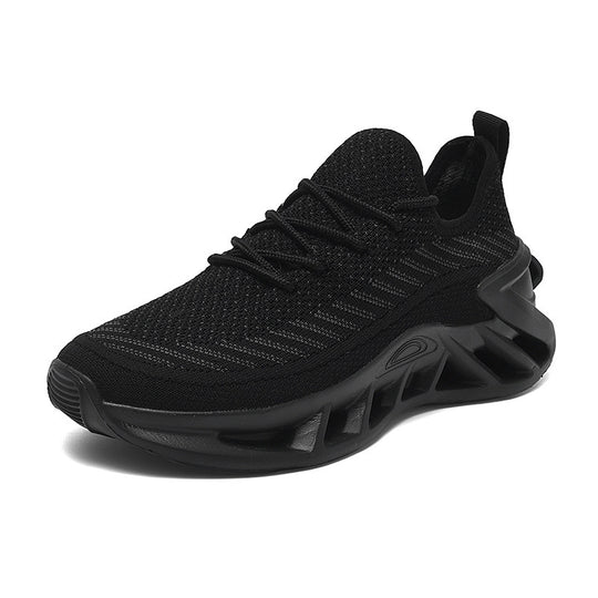Herren leichte atmungsaktive Strick-Sneaker mit gedämpfter ergonomischer Laufsohle EB
