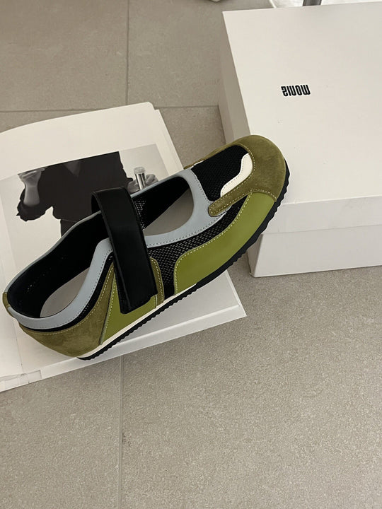 Damen Sportliche Freizeitschuhe mit atmungsaktivem Obermaterial und verstellbarem Klettverschluss EB