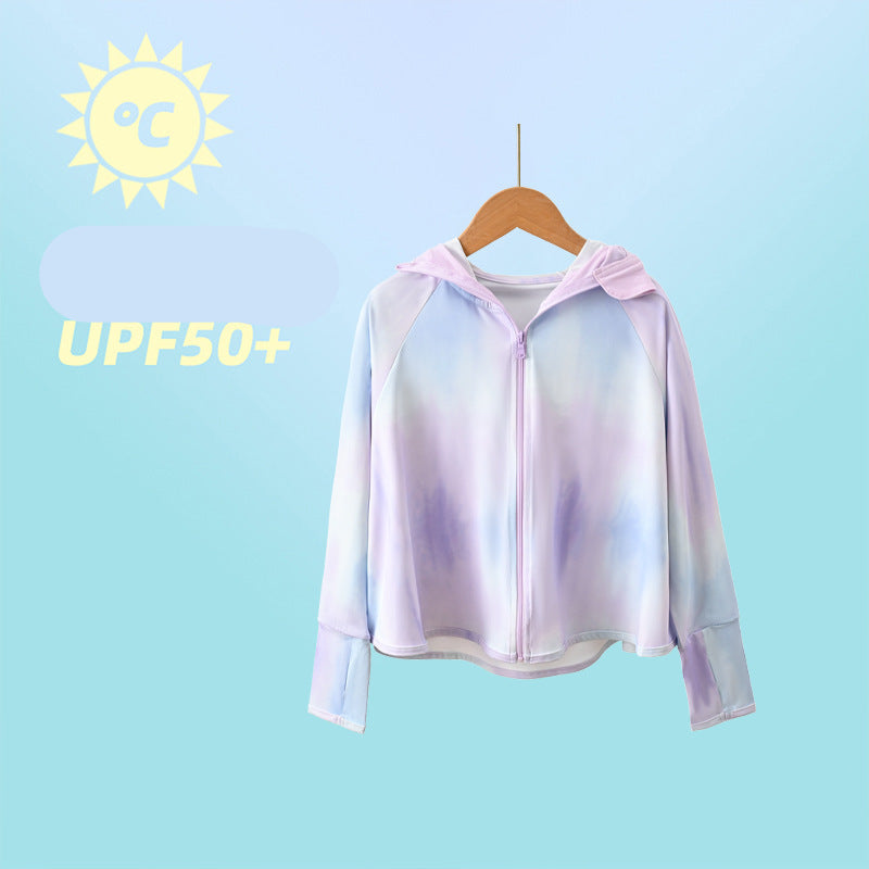 Damen performante UV-Schutzjacke mit Kapuze EB