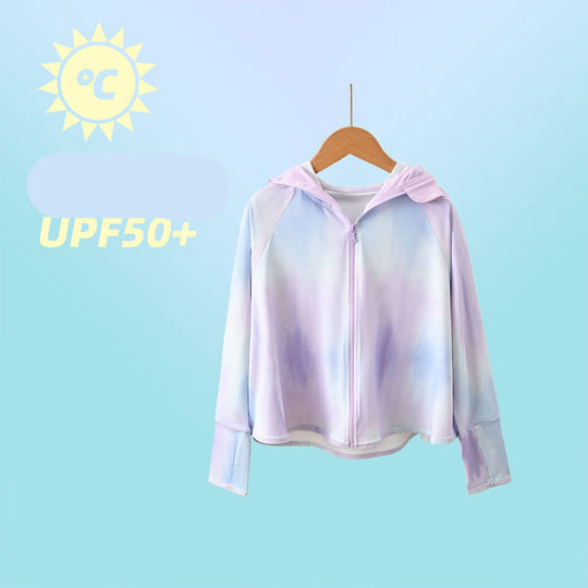 Damen performante UV-Schutzjacke mit Kapuze EB