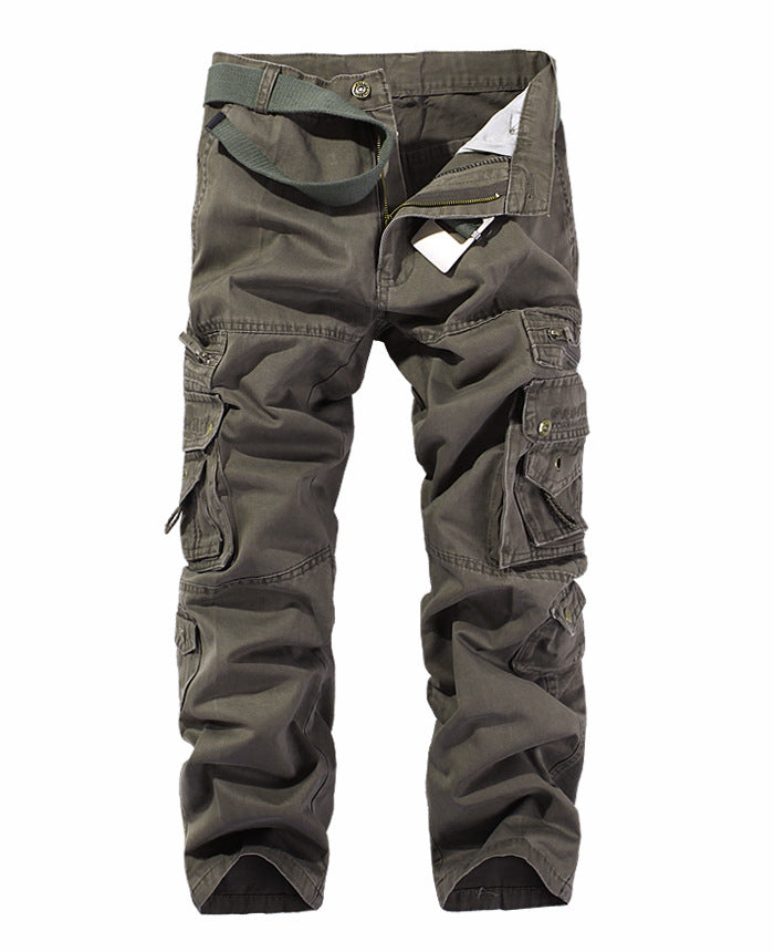 Herren Cargo-Hose mit mehreren praktischen Taschen und verstellbarem Gurt EB