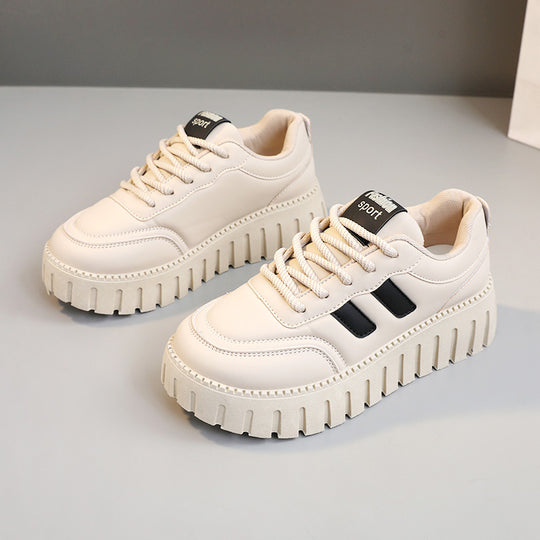 Damen Chunky Sneakers mit rutschfester Laufsohle und gepolstertem Innenfutter EB