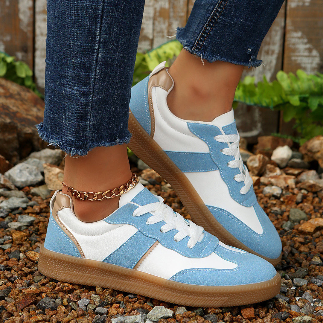 Damen Sneakers mit weichem Obermaterial und rutschfester Laufsohle EB