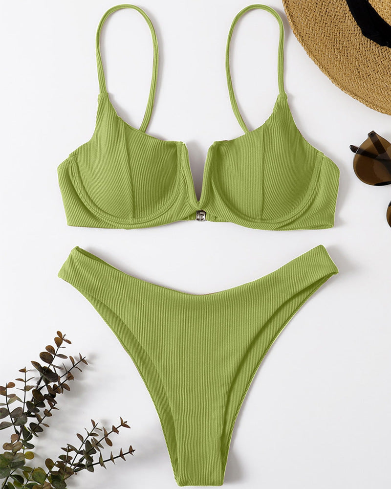 Damen Push-Up Bikini-Set mit verstellbaren Trägern EB