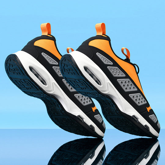 Herren sportlicher Schlupfsneaker mit integrierter Luftkammer, Reißverschlusszug und gedämpfter Profilsohle EB