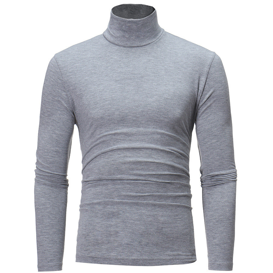Herren eleganter Rollkragenpullover aus bequemen Stretchmaterial EB