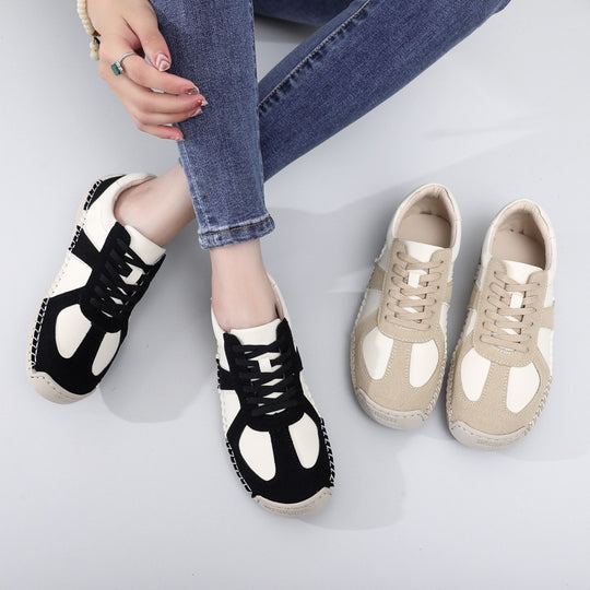 Damen Bequeme Sneakers mit modischem Design und strapazierfähiger Sohle EB