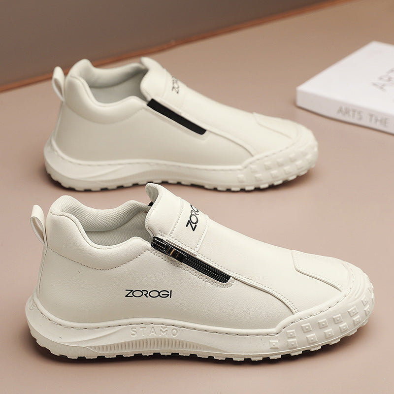 Damen Trendige Slip-On Sneakers mit wasserdichter Beschichtung und atmungsaktiver Innenausstattung EB