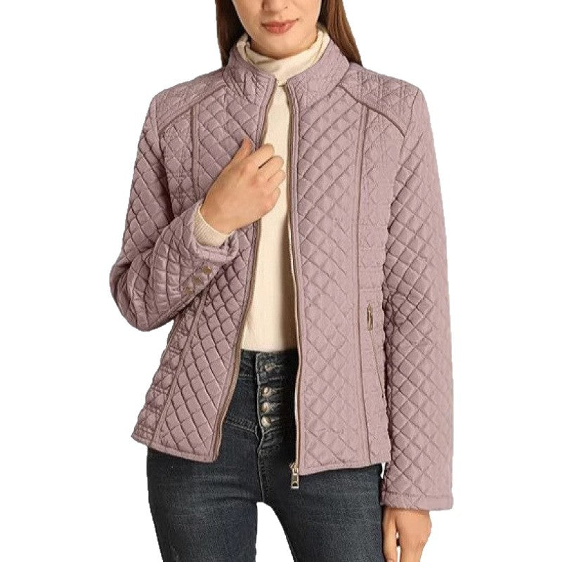 Damen gesteppte Freizeitjacke mit hohem Kragen EB