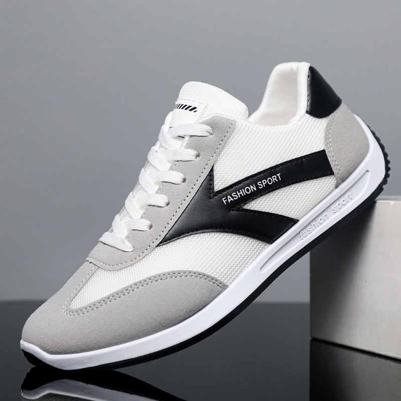 Damen Sportliche Sneakers mit atmungsaktiven Mesh-Einsätzen und dämpfender Sohle EB