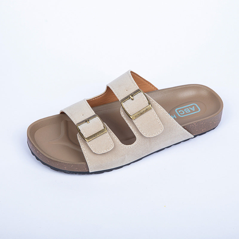 Damen bequeme Sandalen mit verstellbaren Riemen und anatomischem Fußbett EB