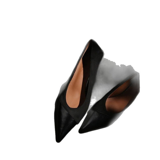 Damen spitze Pumps mit elegantem Veloursleder EB