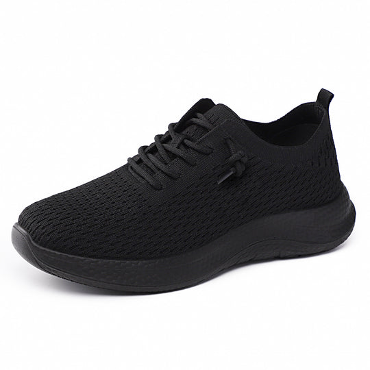 Damen Sportliche Leichtgewicht Sneakers mit flexiblem Obermaterial und rutschfester Sohle EB