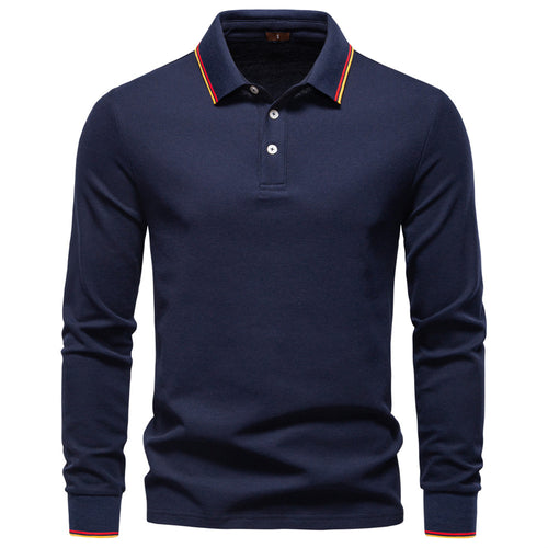 Herren Langarm Poloshirt EB