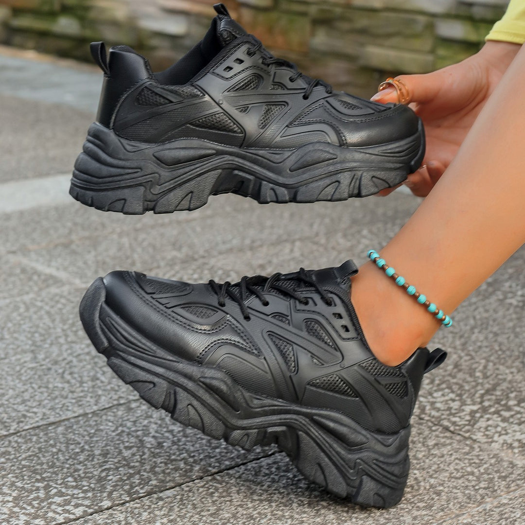 Damen Sportliche Sneakers mit rutschfester Sohle und atmungsaktivem Obermaterial EB